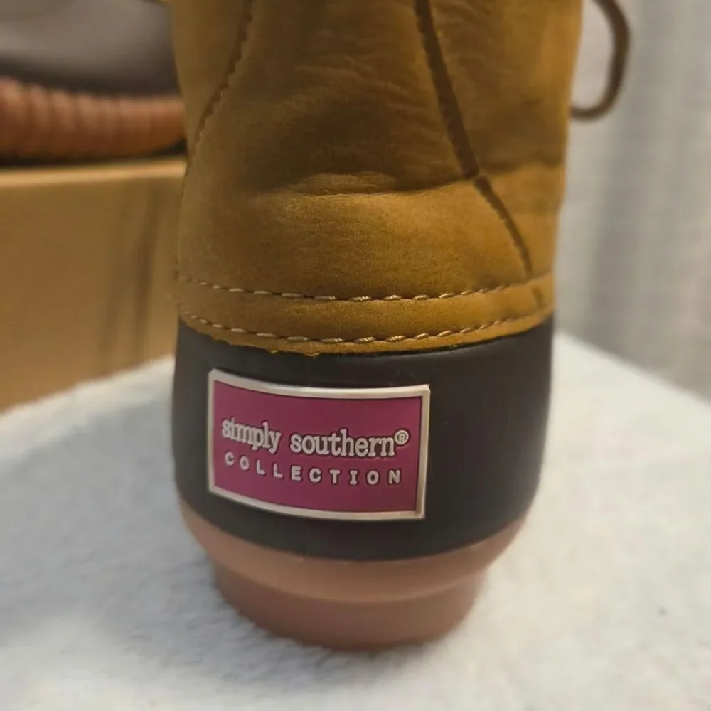 Simply Southern women's Brown and Tan Boots